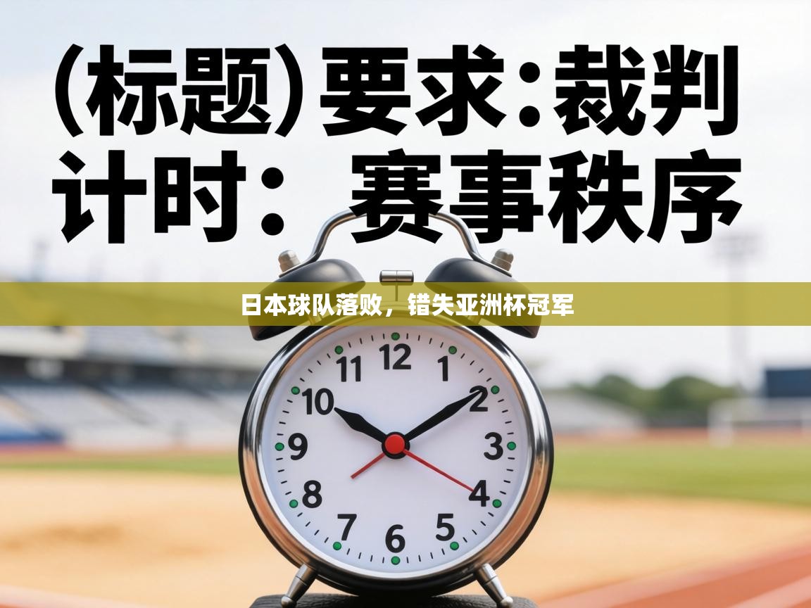 日本球队落败,错失亚洲杯冠军 第1张